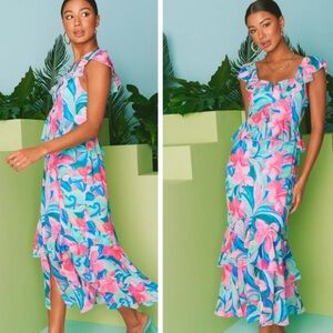 Show Me Your Mumu Reese Ruffle Dress